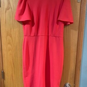Liz Claiborne Vibrant Short Sleeve Midi Dress